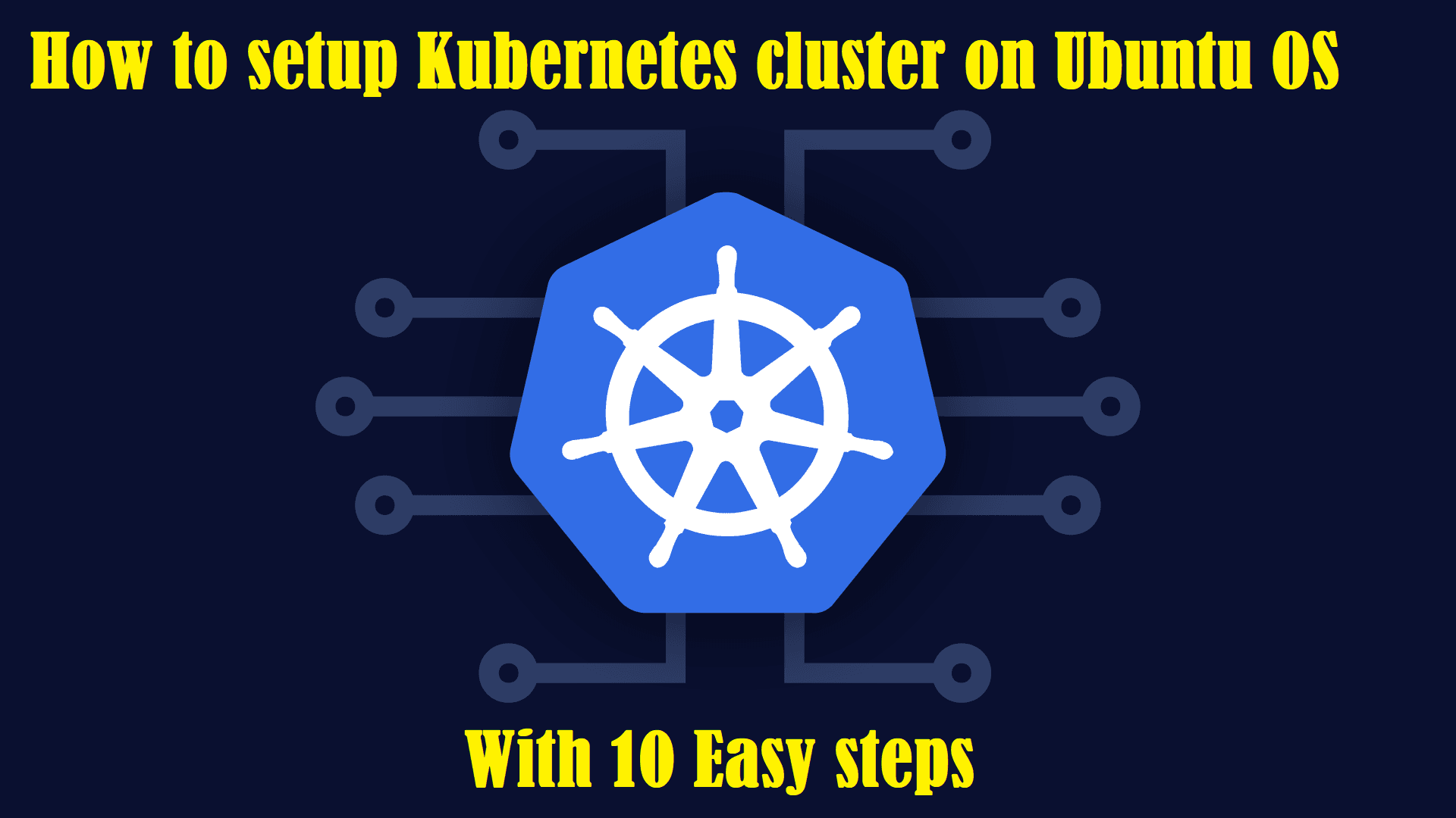 How to setup Kubernetes cluster over cloud on Ubuntu OS